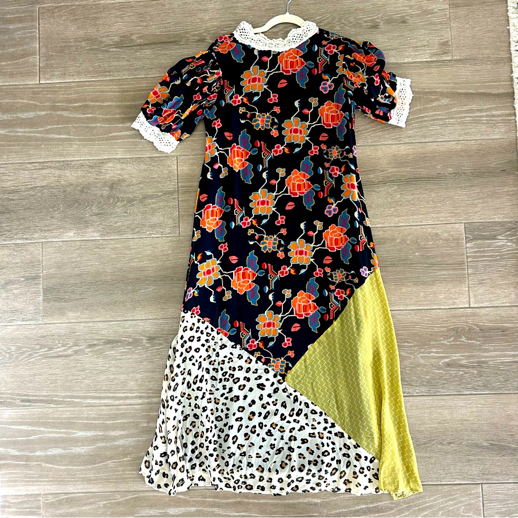 Anthropologie Verb Pallavi Singhee Soniya Embroidered Maxi Dress! Like New!